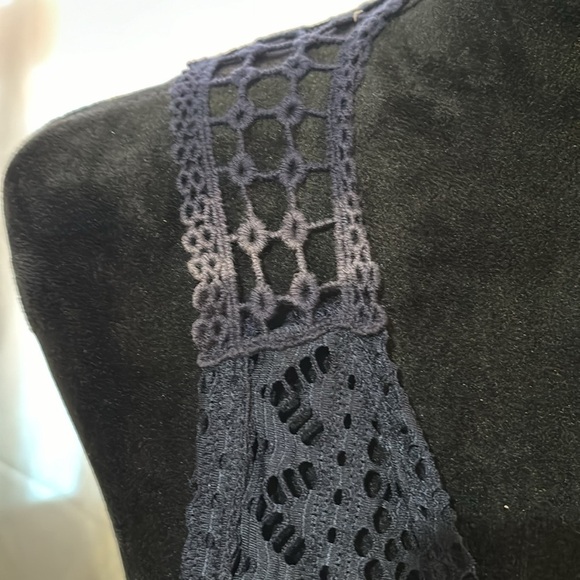 Kimono / Coverup  Detailed Lace Open Front Sleeveless Size 18/20 - Picture 6 of 8